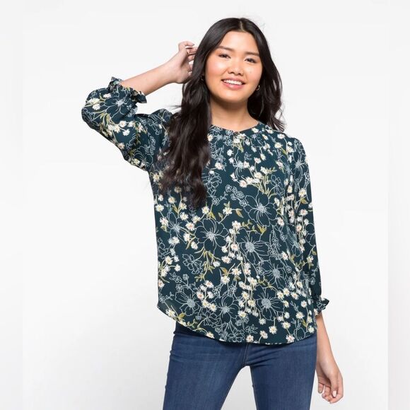 Papermoon Grace Ruffle Sleeve Blouse
Teal Green MP STITCH FIX NWT - Picture 1 of 7